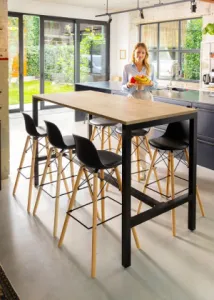 Hoge kantinetafel | Bartafel kantoor | 120x80